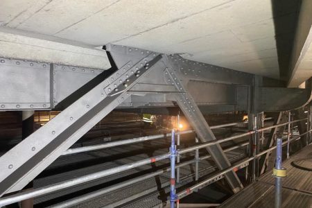 Schadstoffsanierung der Harburger Elbbrücke